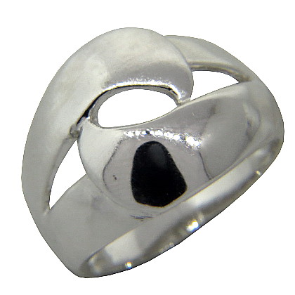 Anillo nike enfrentado sin piedra platabella