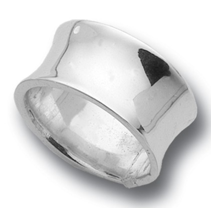 Anillo platabella sin piedra liso hundido entero mediano
