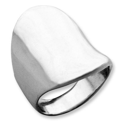 anillo platabella rodinado hundidote