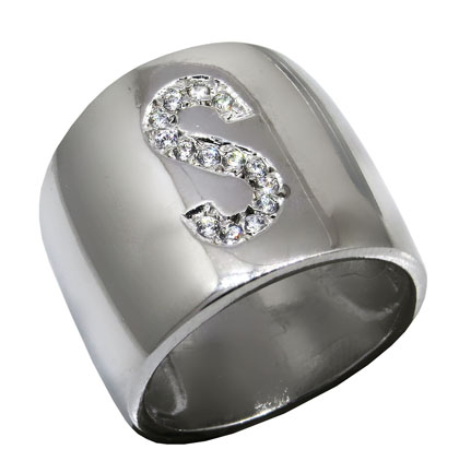 Anillo Peter S imprenta, platabella