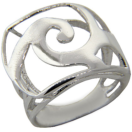 Anillo espiralado cinturon platabella