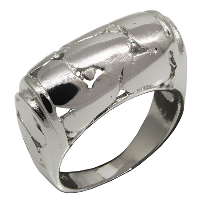 Anillo rocoso medio tubo platabella