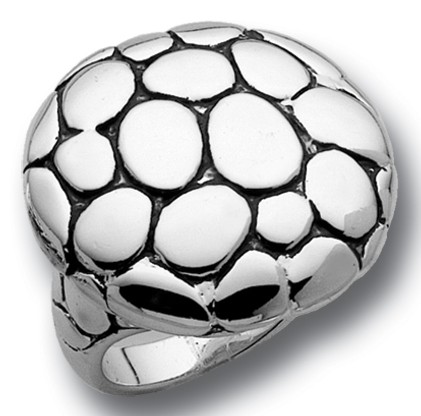 Anillo platabella sin piedra liso rocoso redondo