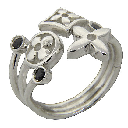 Anillo LV triple platabella