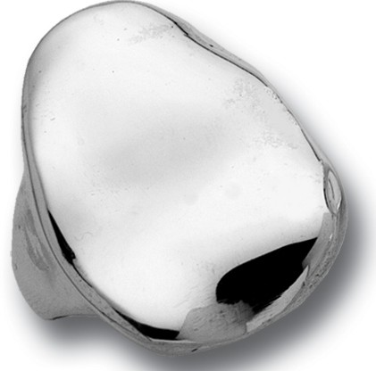 Anillo platabella sin piedra liso oval ondeado