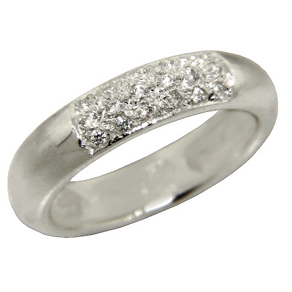 anillo medio sin fin pequeno pavee platabella
