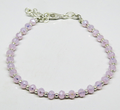 Pulsera piedras rosas