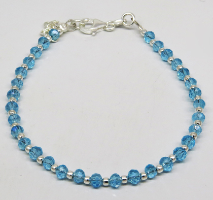 Pulsera de piedras celestes