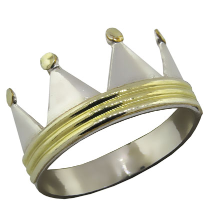 anillo coronita con double