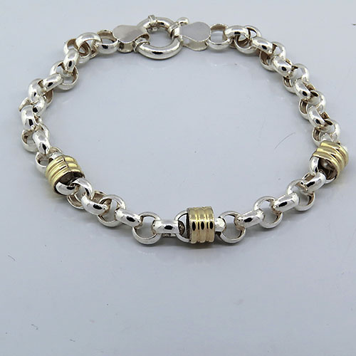 Pulsera rolo N 0 con double