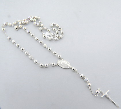 Rosario bolitas 5 mm ( Precio x 50 cm)