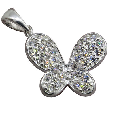 Dije mariposa con piedras