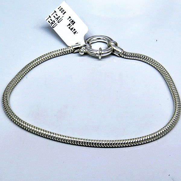 Pulsera tubito n2 ( 5.2 gr )cierre marinero
