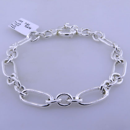 pulsera eslabones ovalados, y alargados 