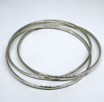 esclava 3mm triple de la amistad ( peso aprox : 15,5 )