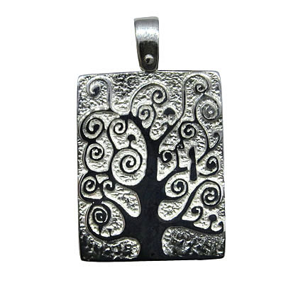 Colgante rectangular arbol de la vida