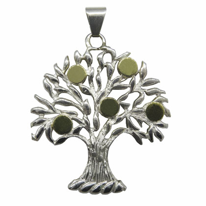 Colgante árbol de la vida con detalles en double