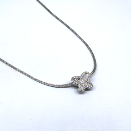 gargantilla fope dije mariposa con piedras