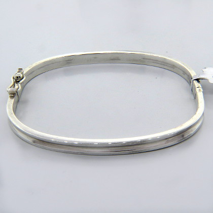 pulsera esclava  hundida con visagra, cierre cajon