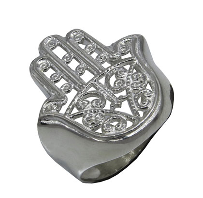 anillo manito calada