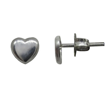 par aros pegados, corazon