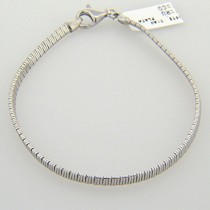 pulsera tubo gas chata blanca