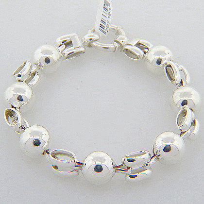 pulsera de eslabones y bolas 