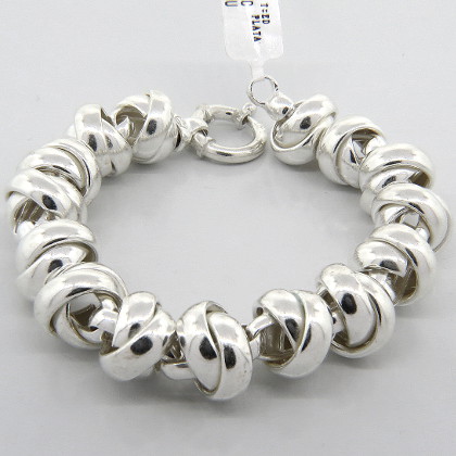 pulsera eslabones trenzados 