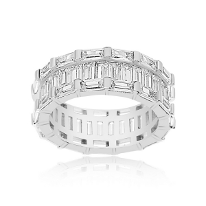 anillo sin fin baguete