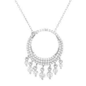 conjunto circulo pave dijes colgantes 