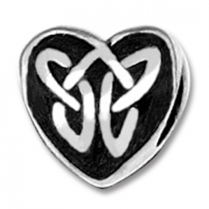 abalorio macizo corazon