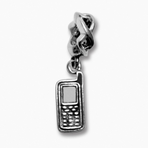 abalorio macizo celular colgante