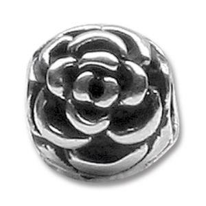 abalorio macizo rosa