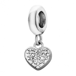 Pendantif Corazon Blanco