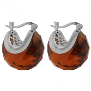 Par aros miss capricho color caramelo