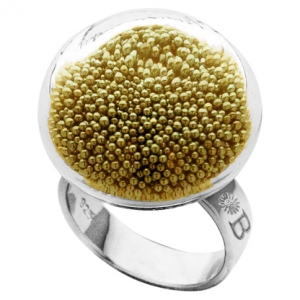 anillo bubble oro