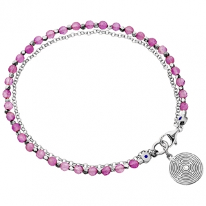 pulsera 2line, amatista, meditacion y balance
