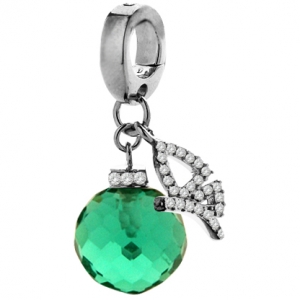 dije miracle verde con mariposa