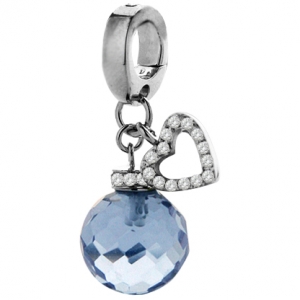 colgante miracle celeste con corazon