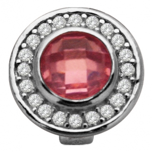 dije Boton Cubic Rosa