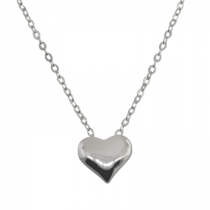 Conjunto corazon inflado sin piedra