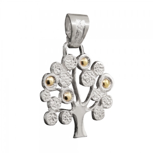 Colgante árbol de la vida con detalles en double