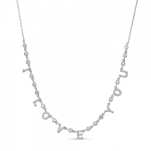 Conjunto I love you blanco de piedras