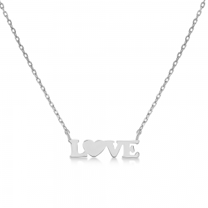Conjunto love sin piedra blanco