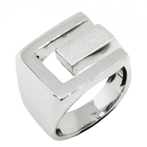 Anillo cinturon sin piedra new, platabella