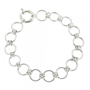Pulsera eslabones redondos