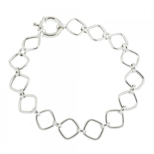 Pulsera eslabones rombo