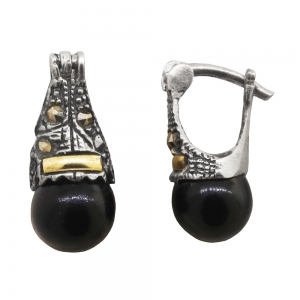 Par aros lady negro 8mm