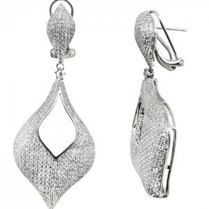 Par aros premium, colgantes, pavee, perno y clip