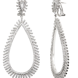 Par aros linea premium, gota, pavee, cierre perno y clip